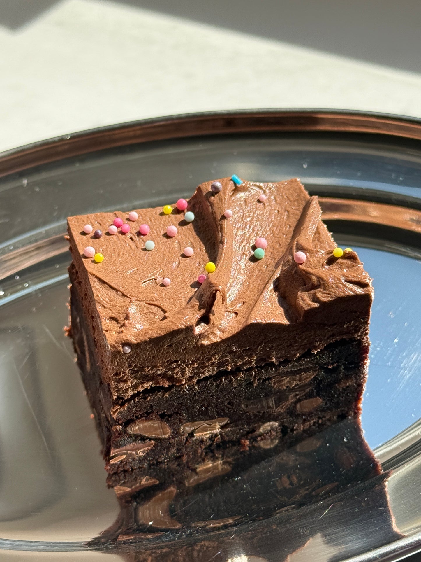 Sprinkle Fudge Brownies