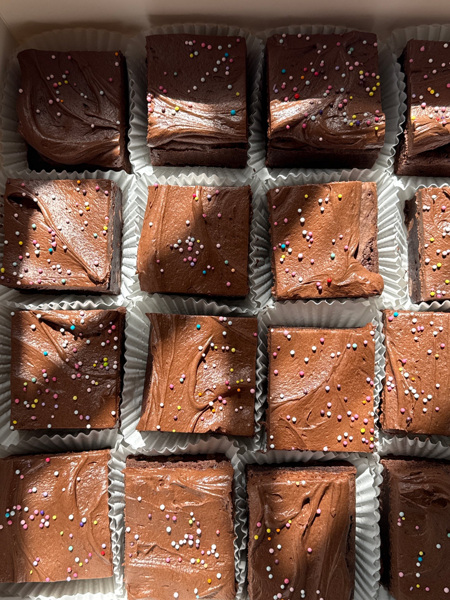 Sprinkle Fudge Brownies