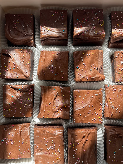 Sprinkle Fudge Brownies