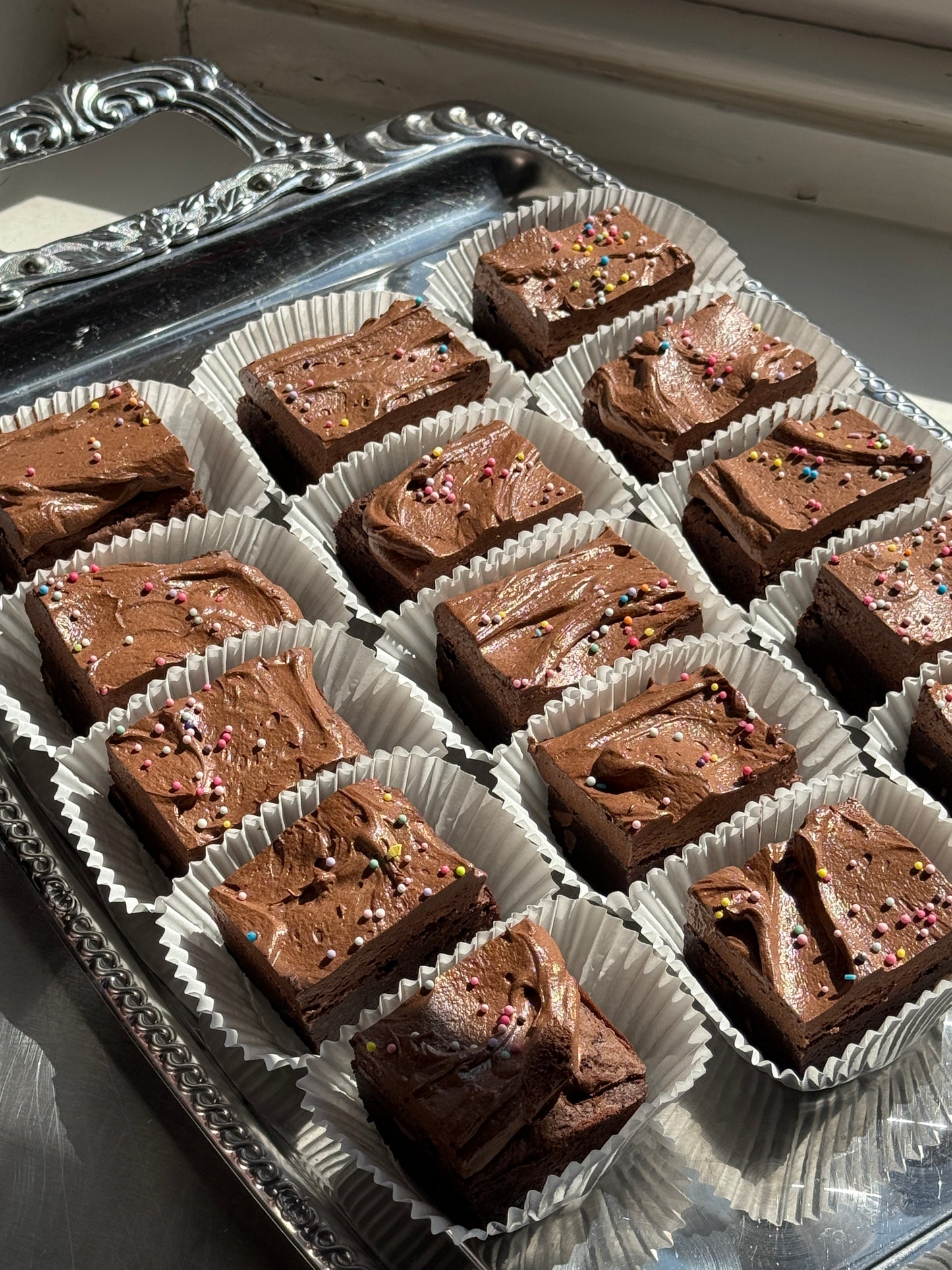 Sprinkle Fudge Brownies
