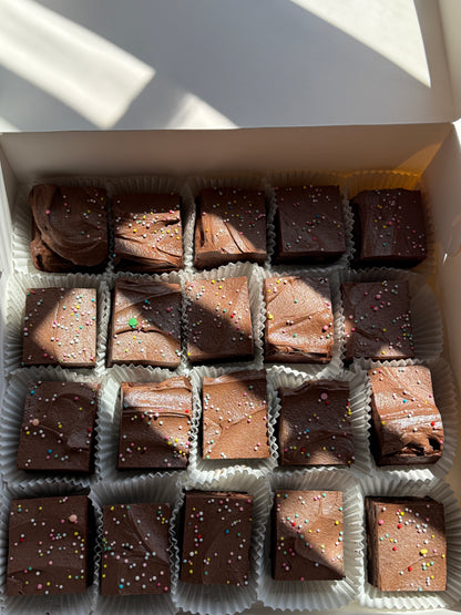 Sprinkle Fudge Brownies